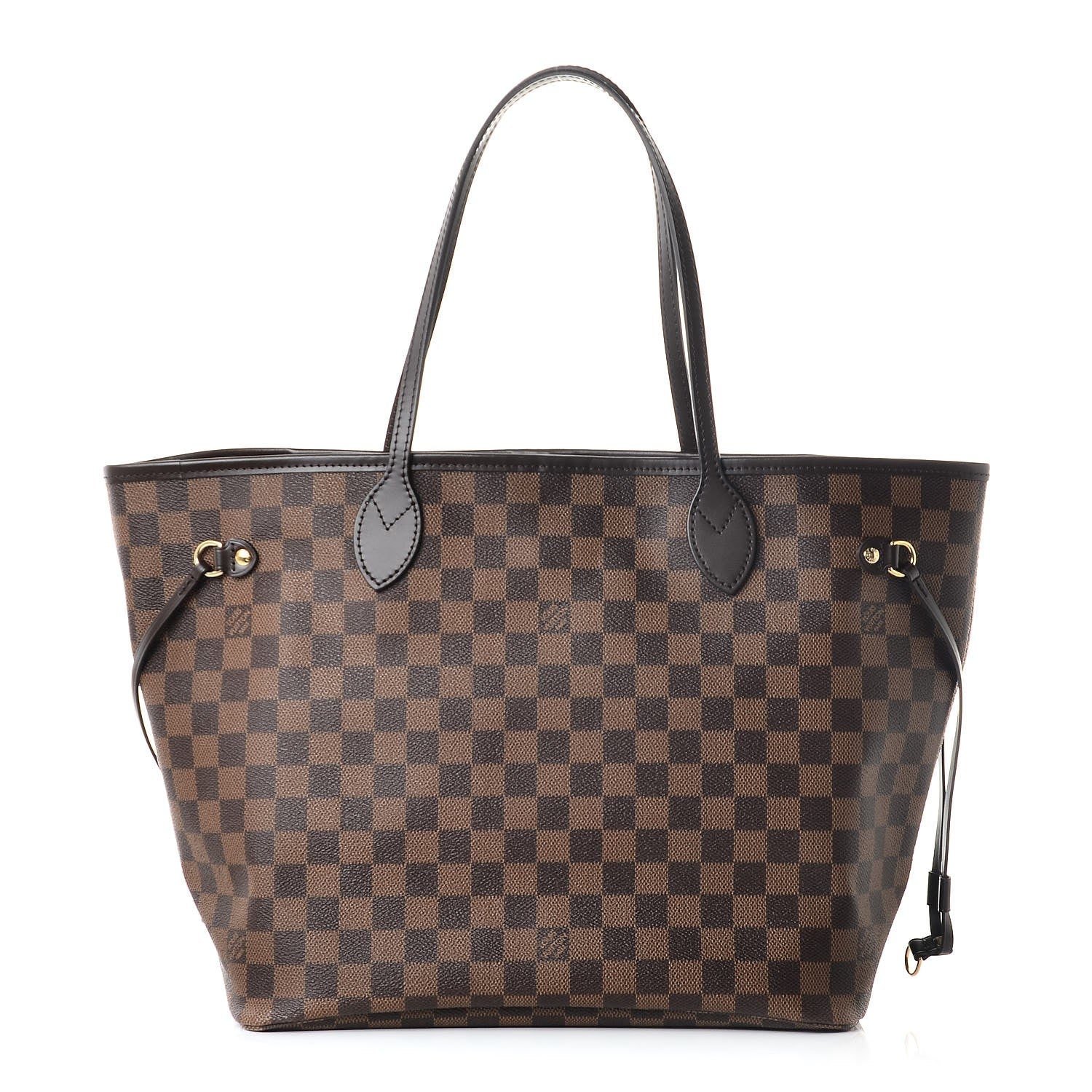 Louis Vuitton Damier Ebene Neo Neverfull MM Rose Ballerine 1 of 8