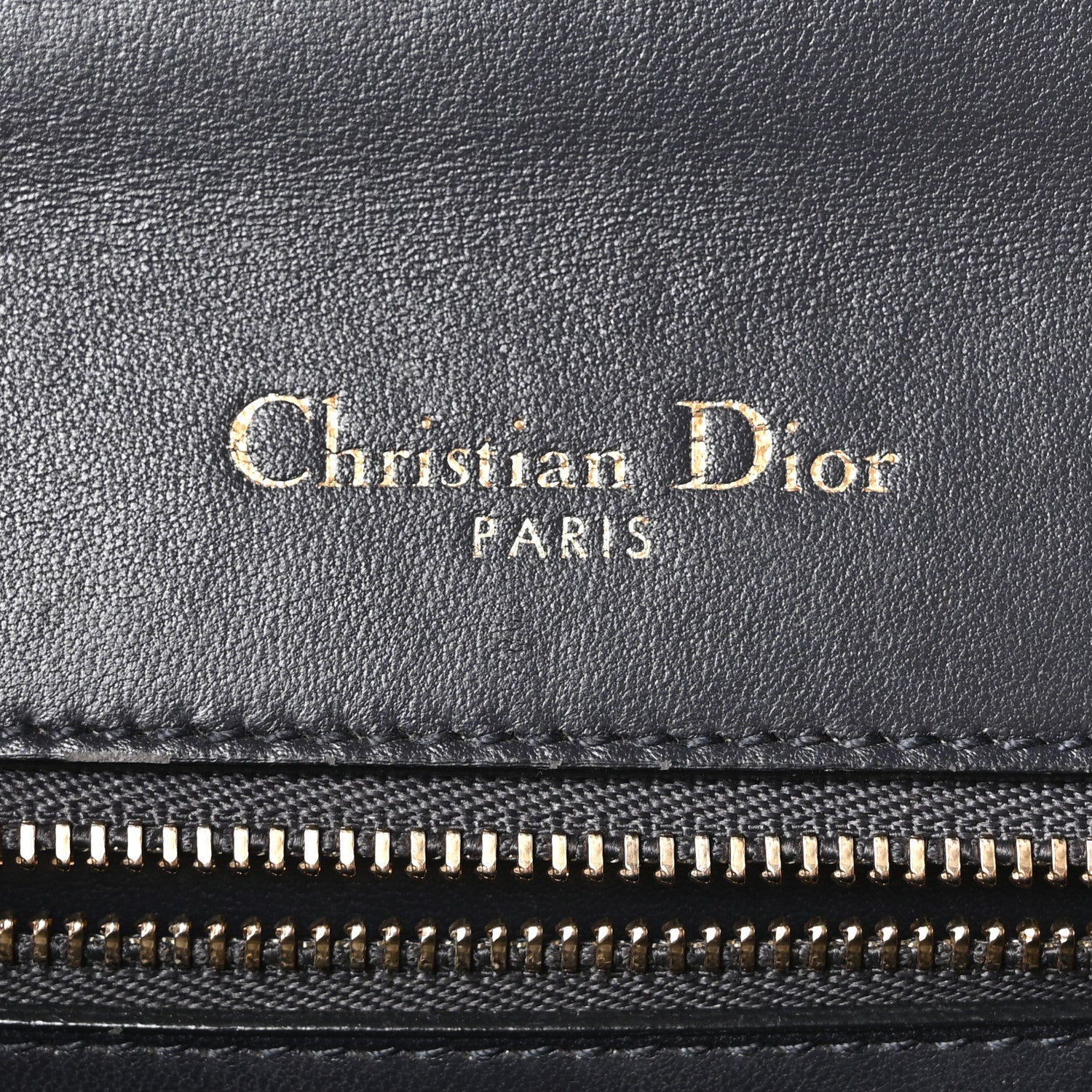 Christian Dior Metallic Patent Micro-Cannage Medium Diorama Flap Bag Gold 5 of 9