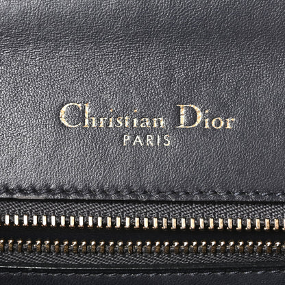 Christian Dior Metallic Patent Micro-Cannage Medium Diorama Flap Bag Gold 5 of 9