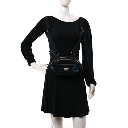 Burberry Econyl Logo Print Bum Bag Black 2 of 9