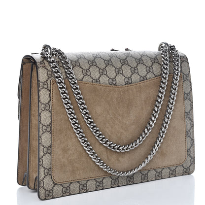 Gucci GG Supreme Monogram Shooting Star Embroidered Medium Dionysus Shoulder Bag Beige 3 of 13