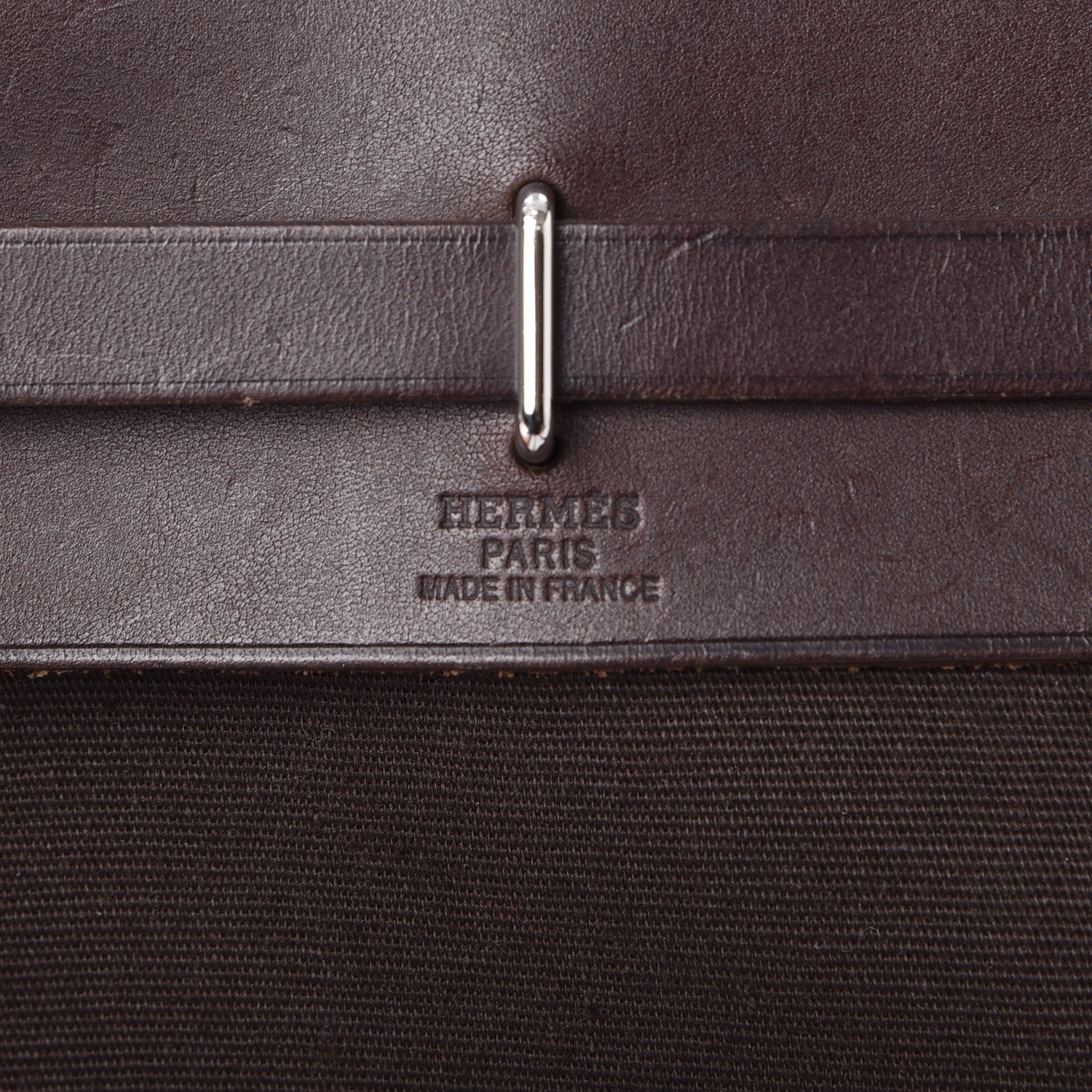 Hermes Toile Herbag TPM Havane Etoupe 9 of 11