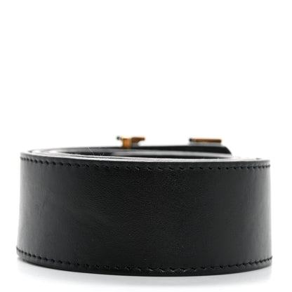 Louis Vuitton Calfskin 40mm LV Optic Reversible Belt 95 38 95 38 Black Anthracite Gray 95/38 Black Anthracite Gray 2 of 6