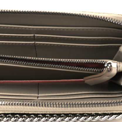 Stella McCartney Shaggy Deer Chevron Zip Wallet Light Khaki 5 of 6