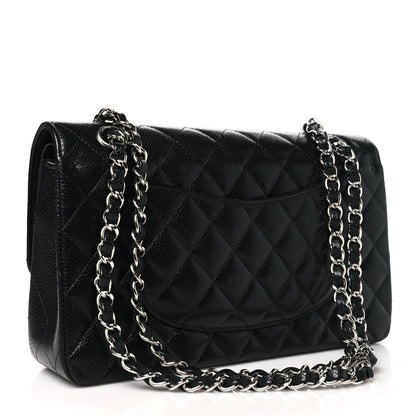 Chanel Caviar Quilted Medium Double Flap Black 3 of 11