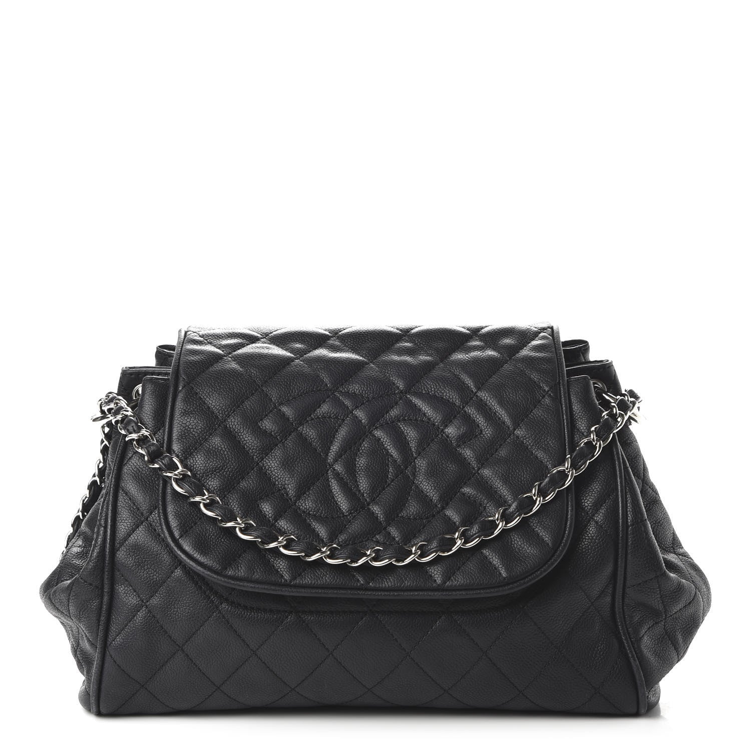 Chanel Caviar Quilted Timeless Accordion Flap Black 1 of 10