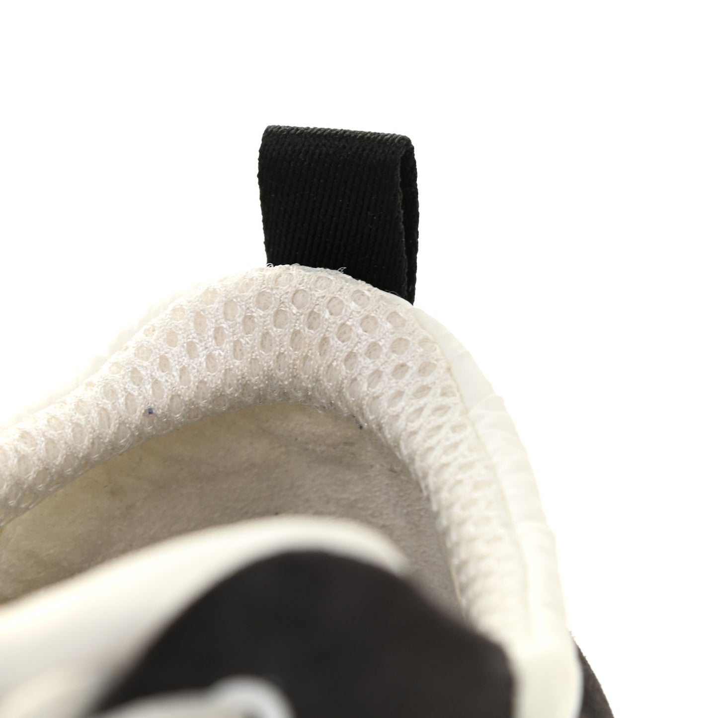 Nylon Suede Calfskin CC Sneakers 39 White Dark Grey