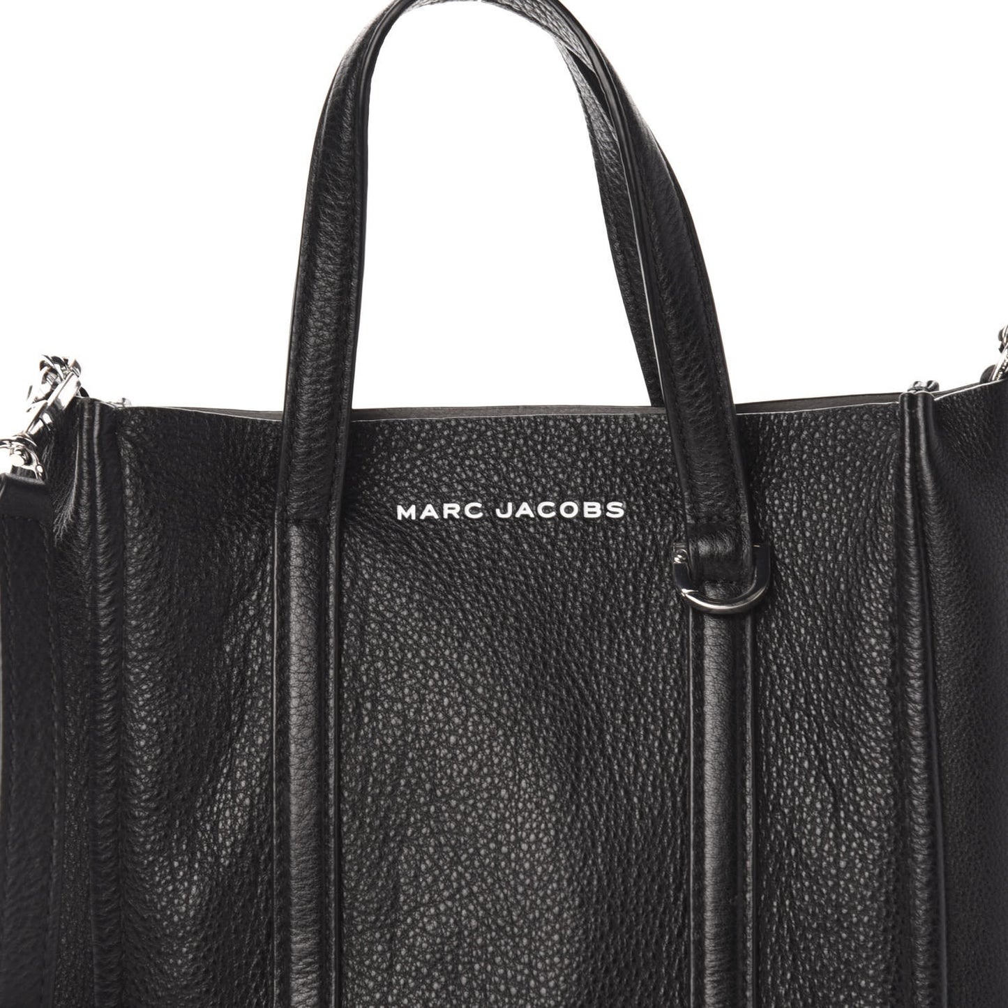 Grained Calfskin The Tag 21 Tote Black