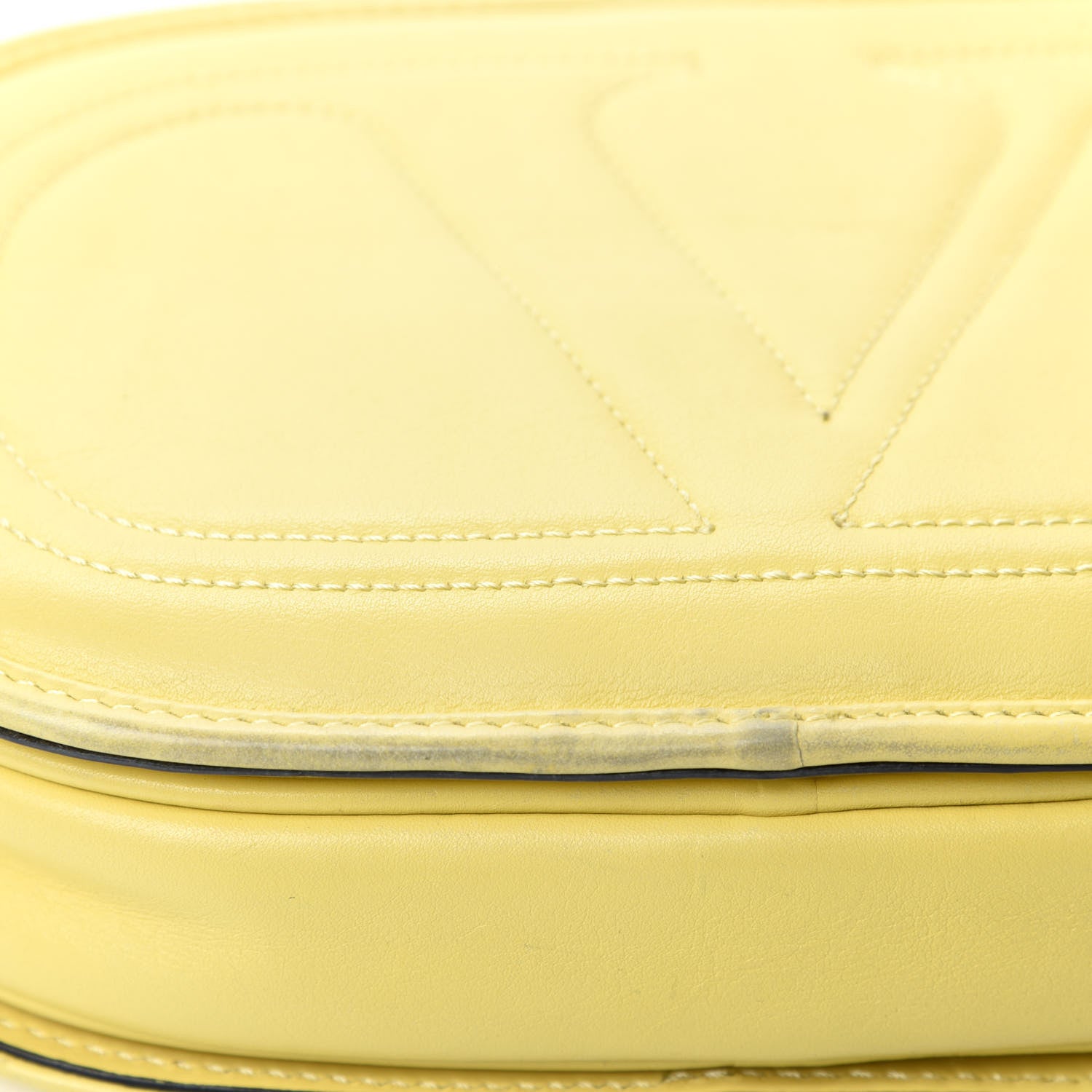 Valentino Garavani Vitello Small Logo Go Crossbody Bag Naples Yellow 8 of 13
