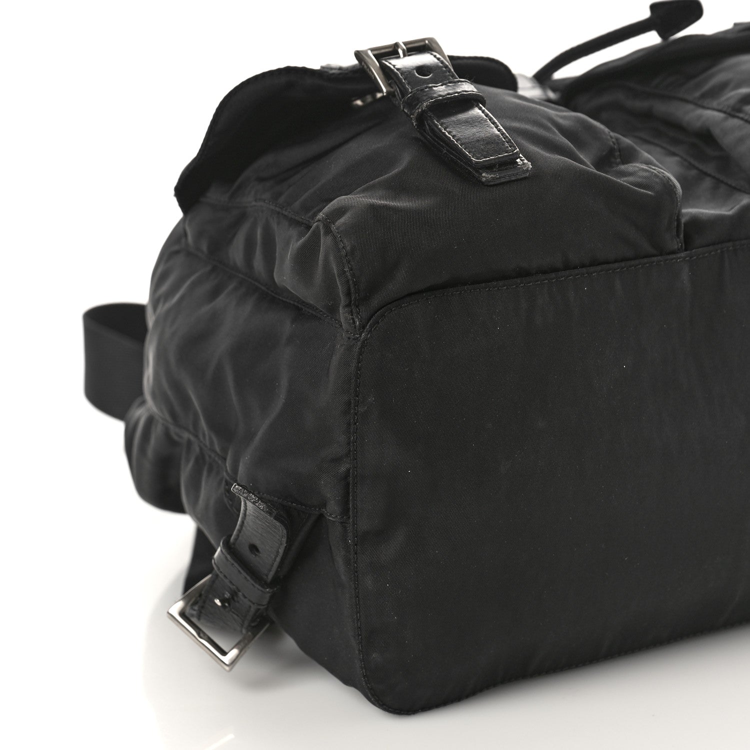 Prada Tessuto Nylon Vela Medium Backpack Black 8 of 13