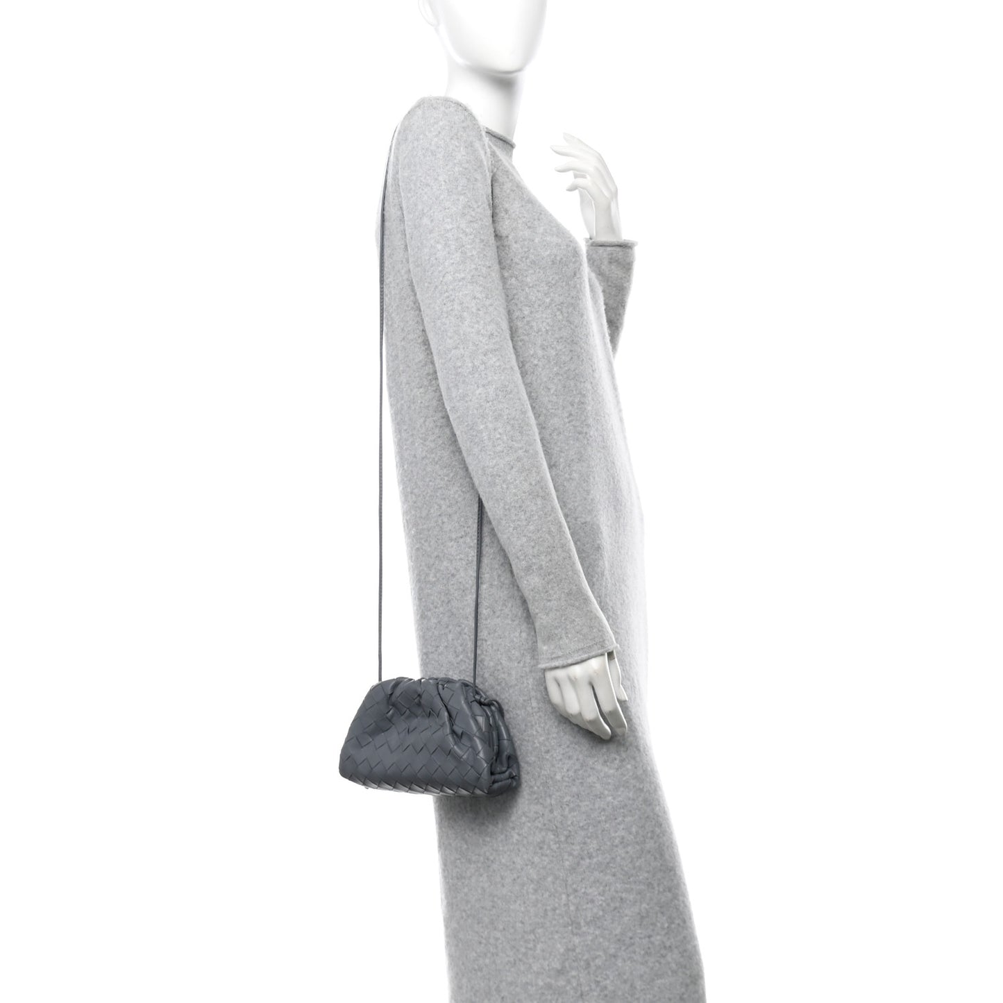 Nappa Intrecciato The Mini Pouch Thunder