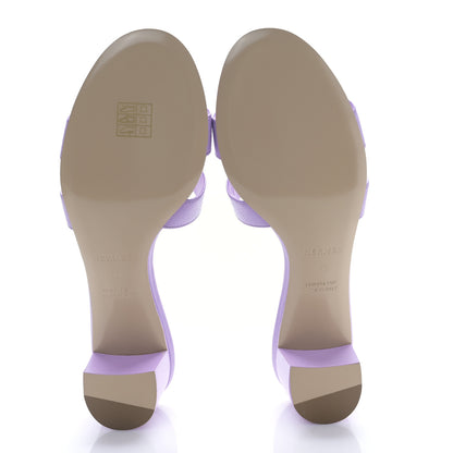 Hermes Epsom Oasis Sandals 40 Violet Amethyste 5 of 8