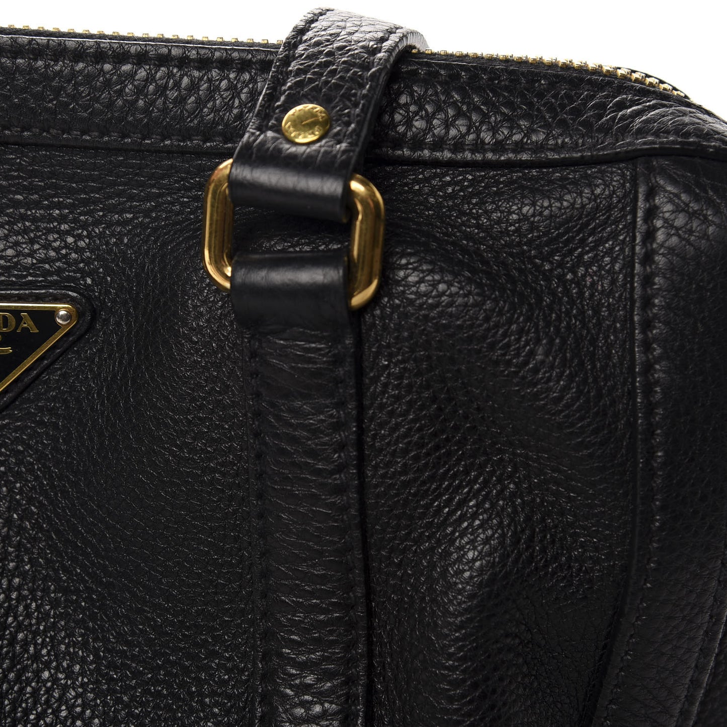 Vitello Daino Satchel Black