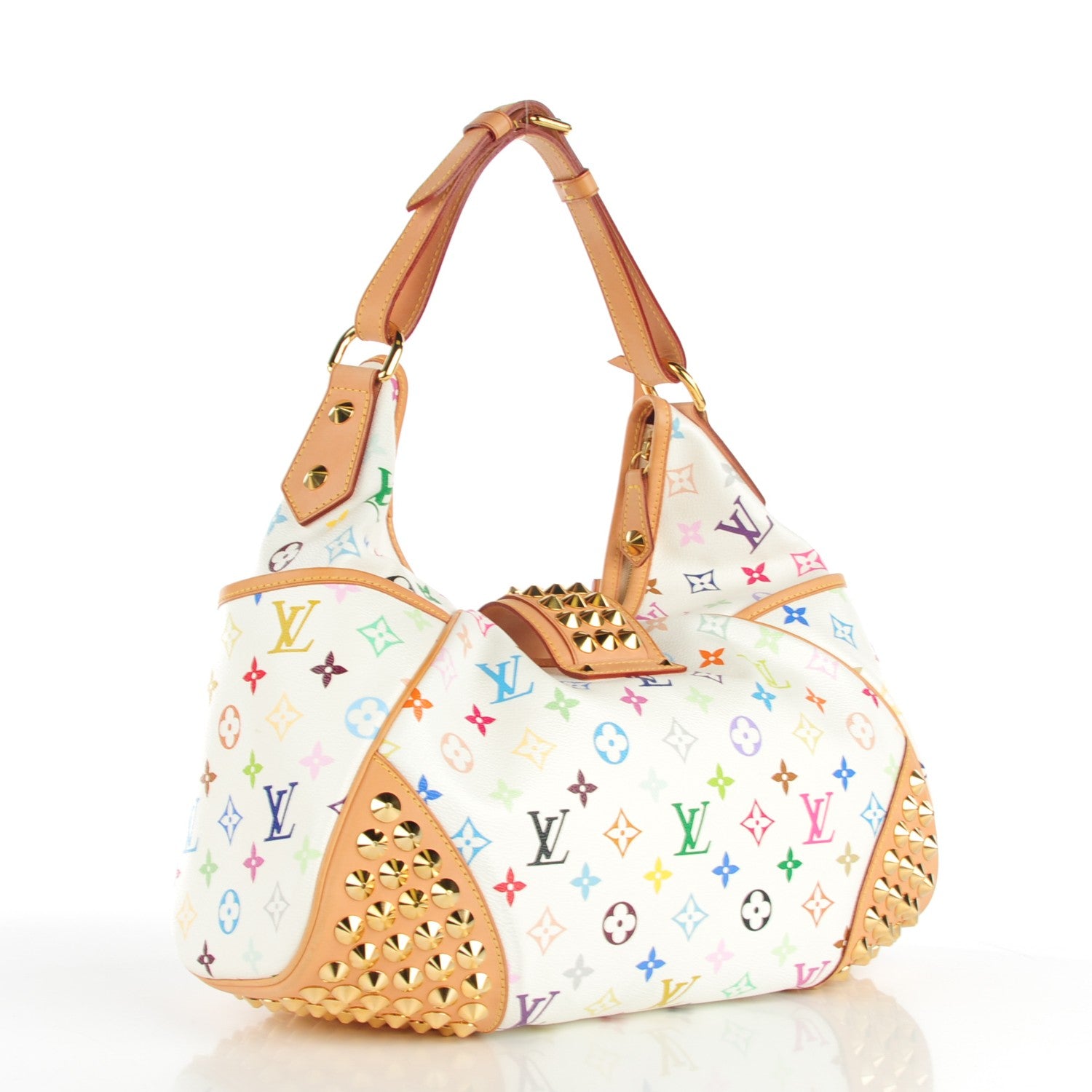 Louis Vuitton Monogram Multicolor Chrissie White 3 of 7