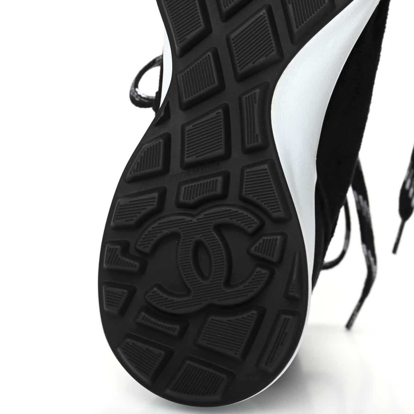 Suede Goatskin CC Sneakers 39 Black