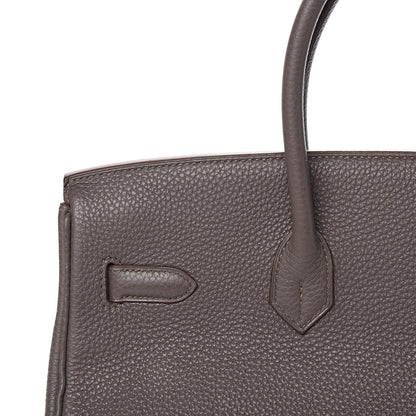Hermes Togo Birkin 35 Etain 29 of 32