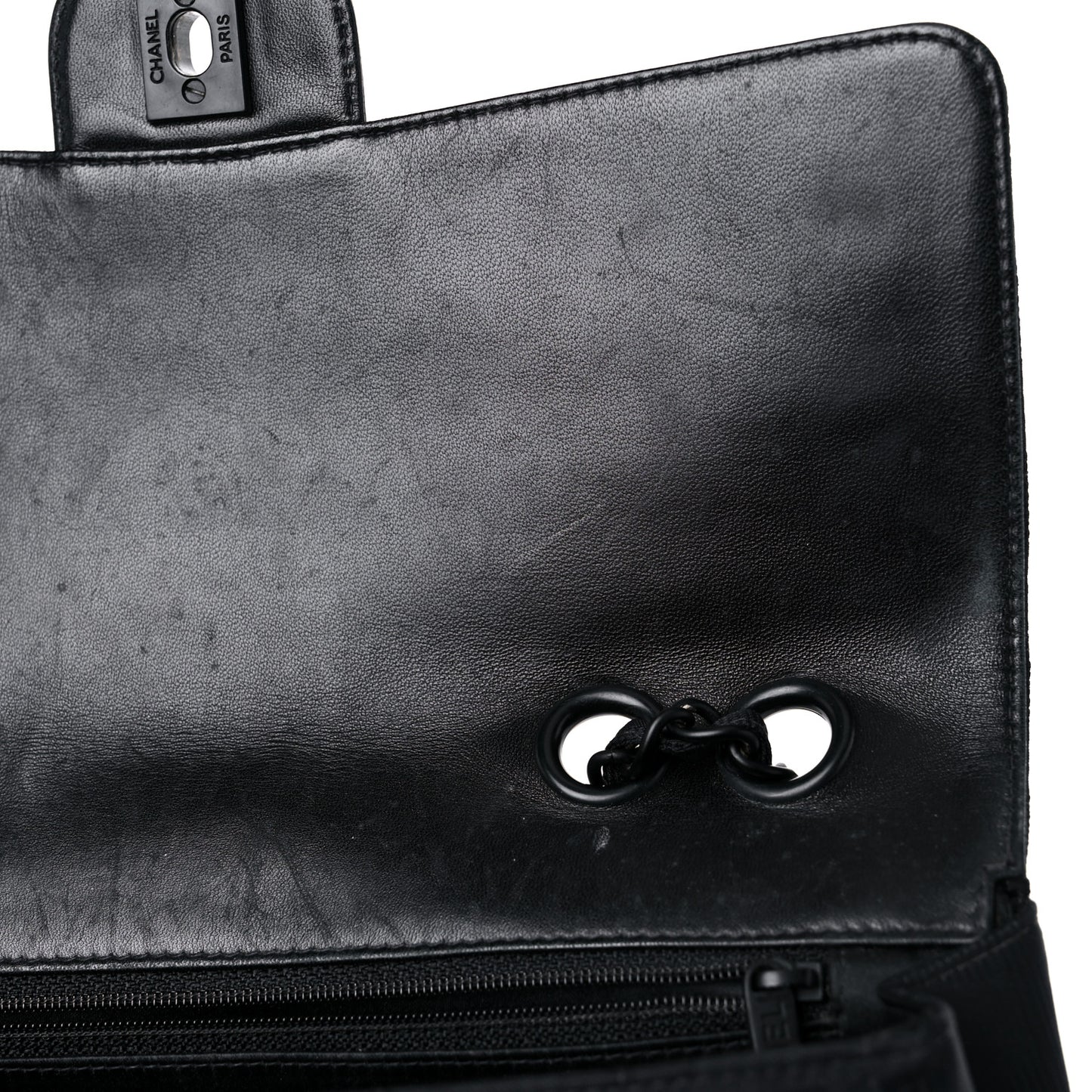 Nylon Medium Travel Flap Black