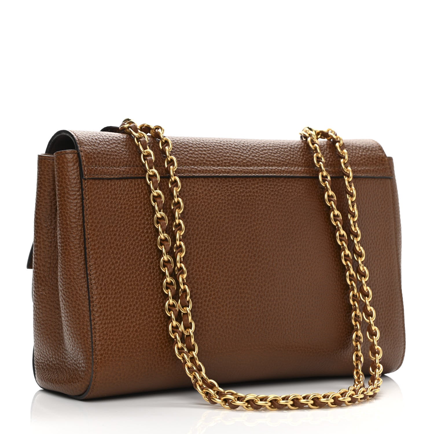 Mulberry Small Classic Grain Calfskin Medium Lily Flap Oak 2 of 10