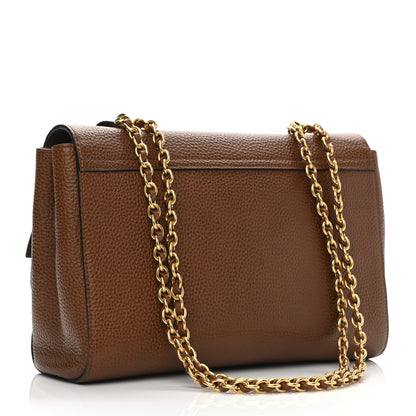 Mulberry Small Classic Grain Calfskin Medium Lily Flap Oak 2 of 10