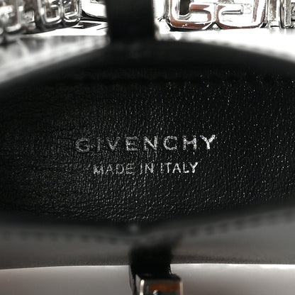 Givenchy Brushed Calfskin Micro Cut Out Shoulder Bag Black 5 of 8