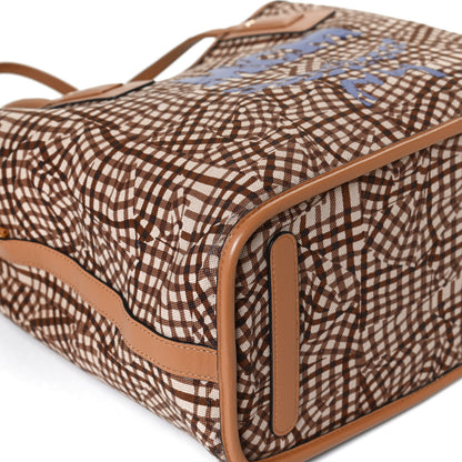 MCM Visetos Medium Liz Reversible Shopper Tote Cognac 18 of 20