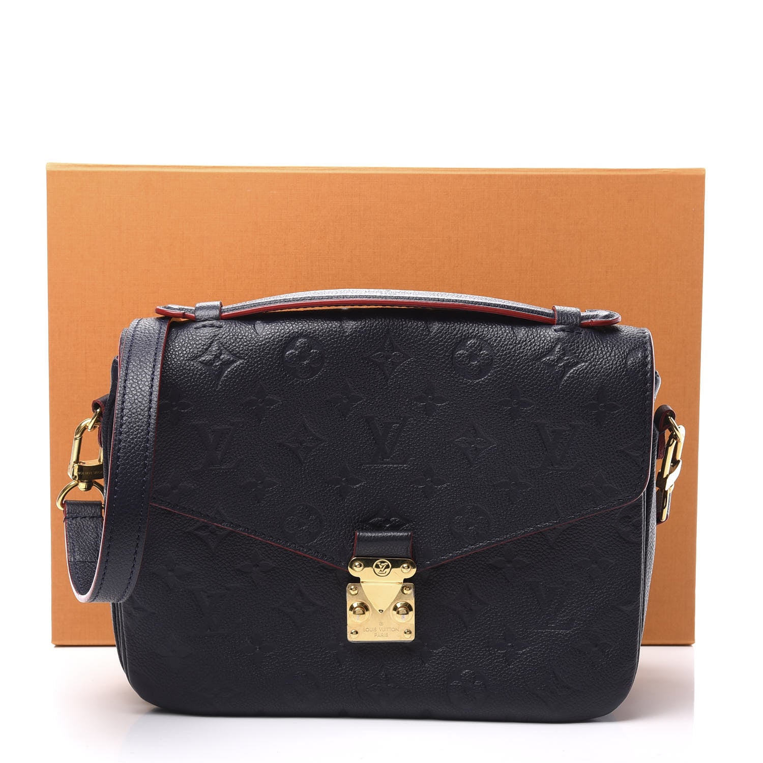 Louis Vuitton Empreinte Pochette Metis Marine Rouge 10 of 10