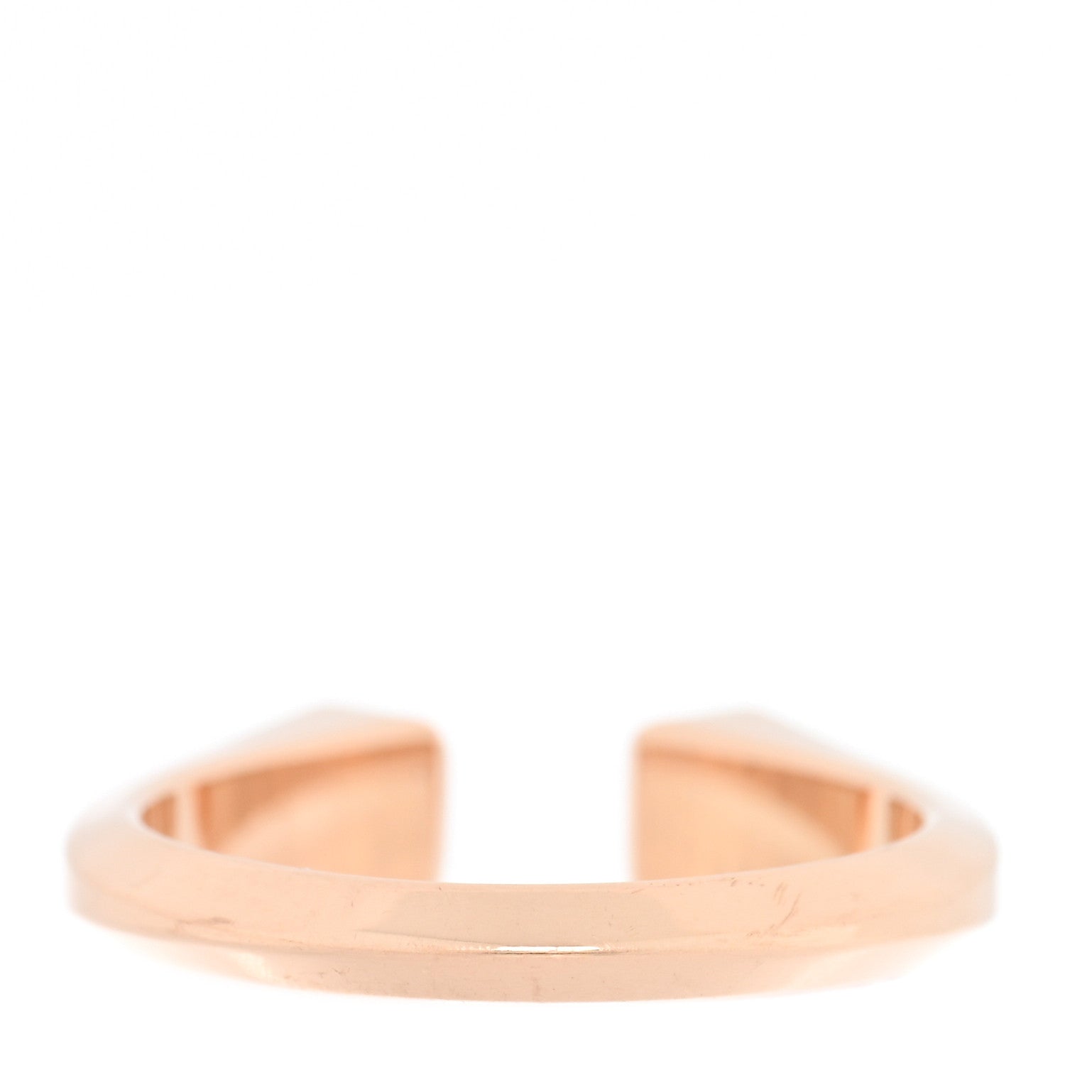 Hermes 18K Rose Gold PM Clou de Forge Ring 50 5.25 3 of 4