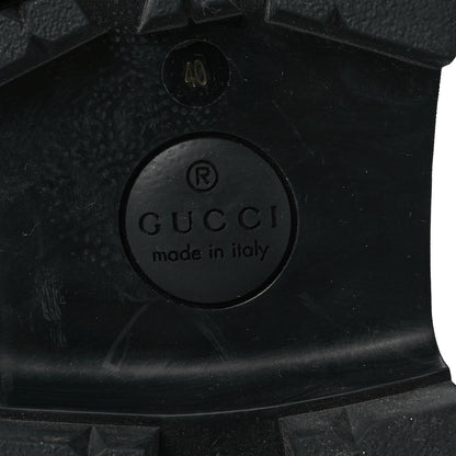 Gucci Cordovan Lux Womens Harald Horsebit 25mm Platform Loafers 40 Black 6 of 8