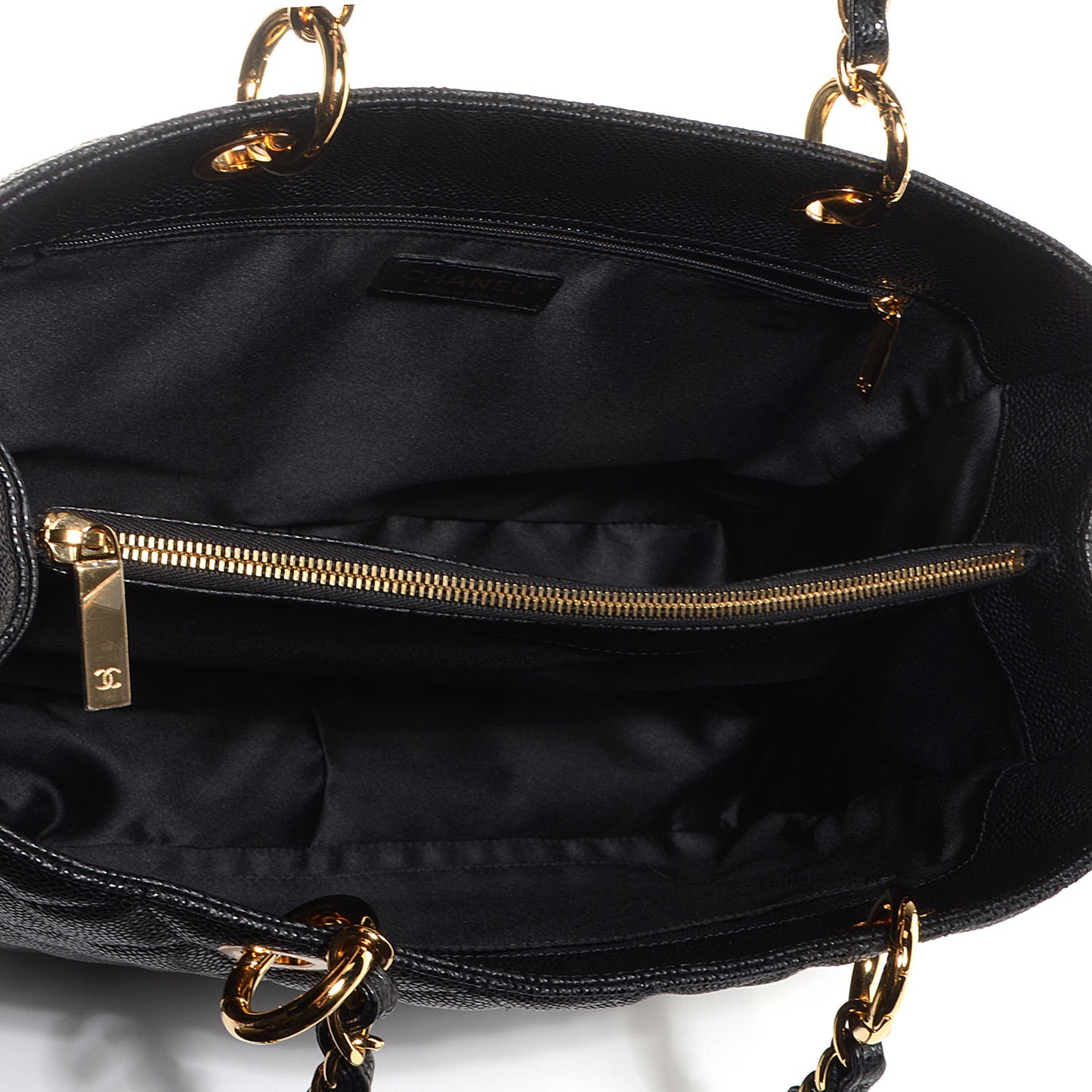 Caviar Grand Shopping Tote GST Black