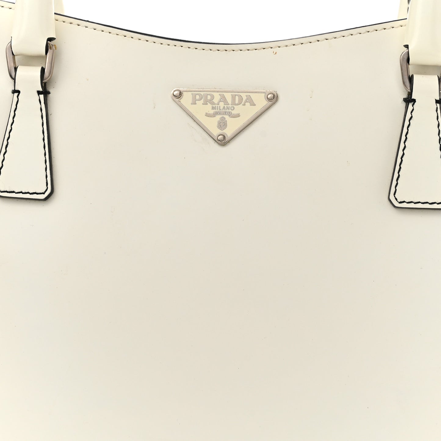 Spazzolato Tote White