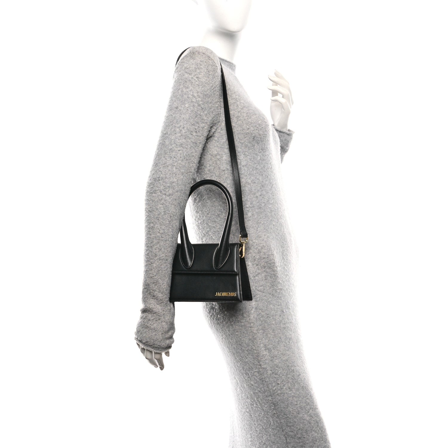 Jacquemus Smooth Calfskin Le Chiquito Moyen Black 2 of 9