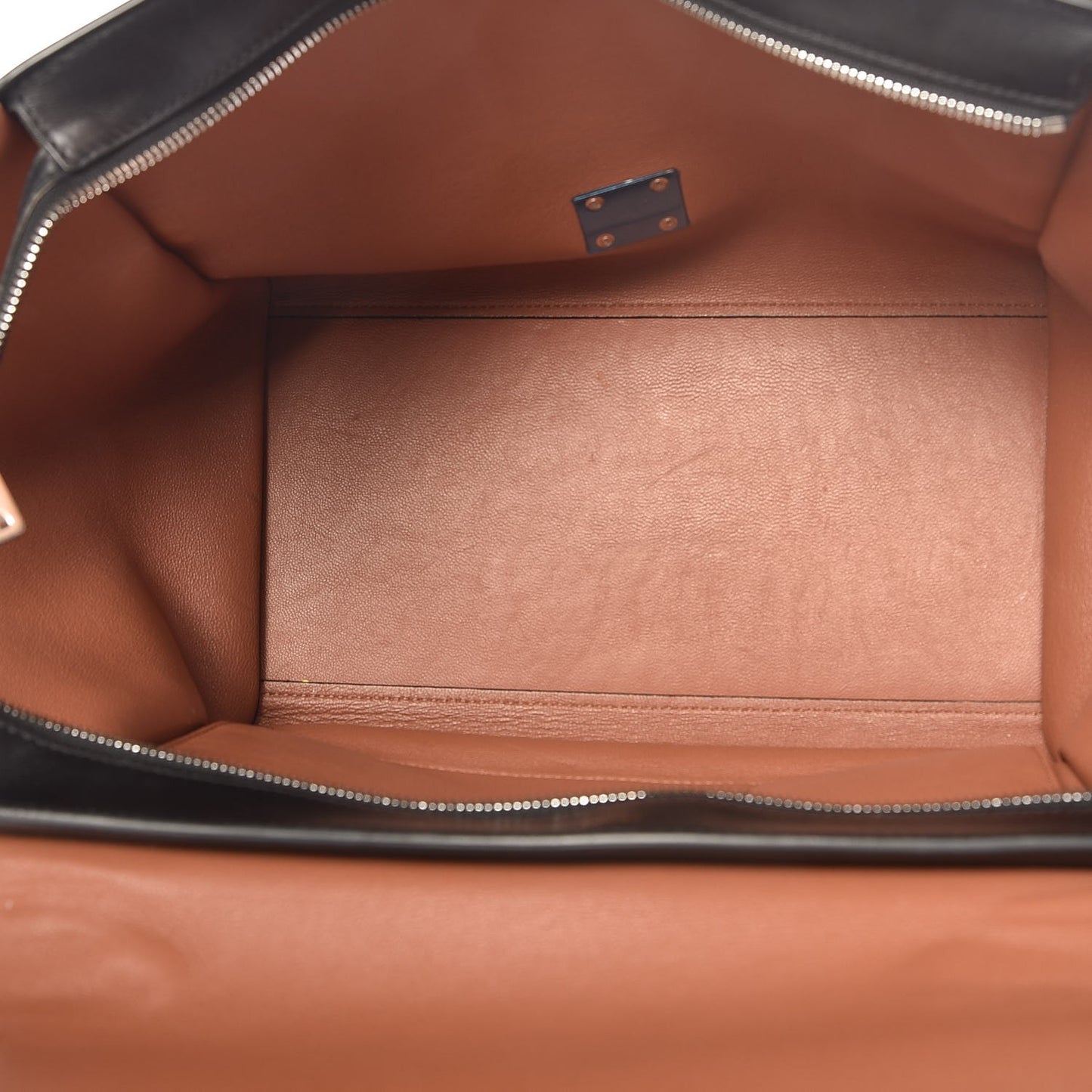 Smooth Calfskin Suede Tri-Color Medium Trapeze White