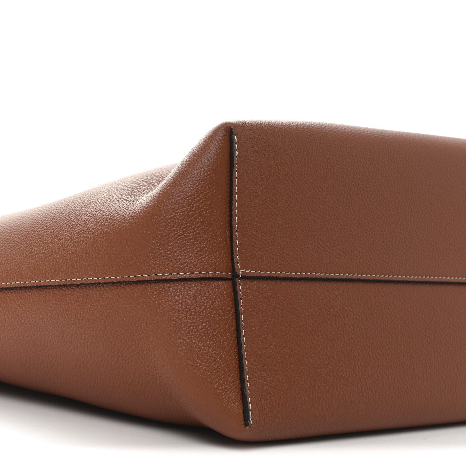 Celine Grained Calfskin Triomphe Medium Cabas Anais Tan 8 of 9