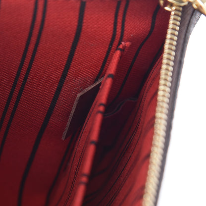 Louis Vuitton Damier Ebene Neverfull MM GM Pochette 8 of 10