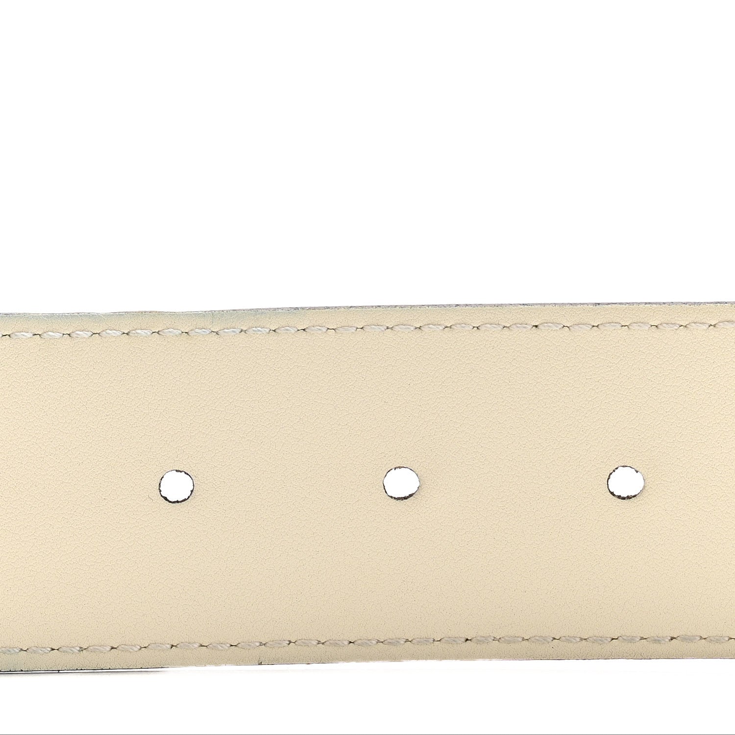 Gucci Calfskin Double G 40mm Belt 85 34 Mystic White 5 of 9
