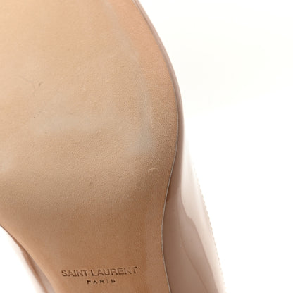 Saint Laurent Patent Anja 85 Pumps 39 Nude 9 of 10