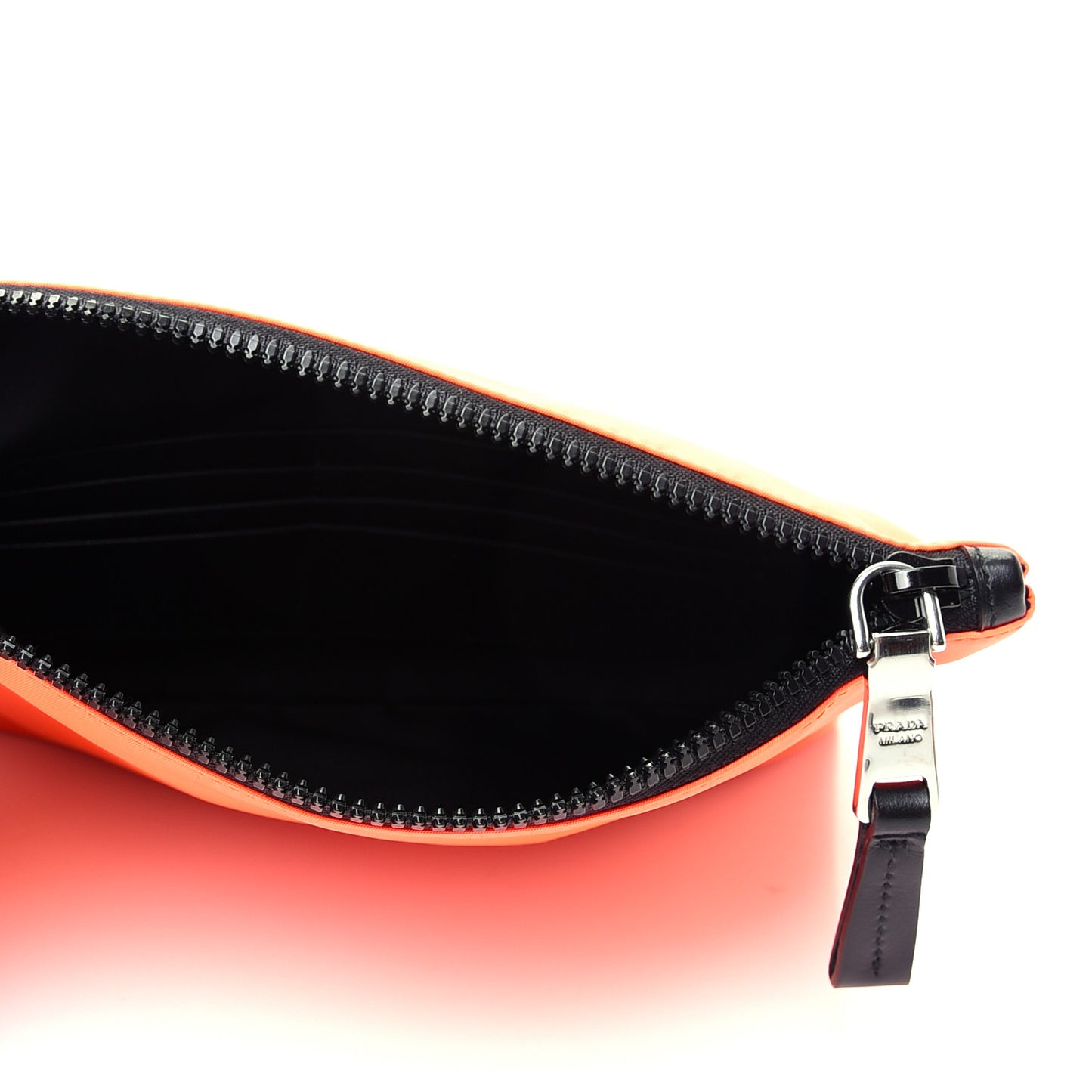 Tessuto Nylon Medium Pouch Orange