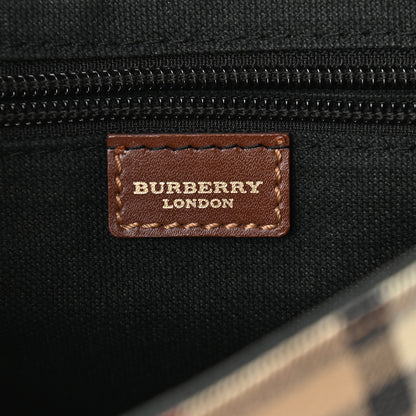 Burberry Haymarket Check Crossbody Messenger Bag Tan 5 of 8