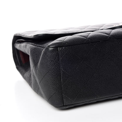 Chanel Caviar Quilted Maxi Double Flap Black 5 of 21