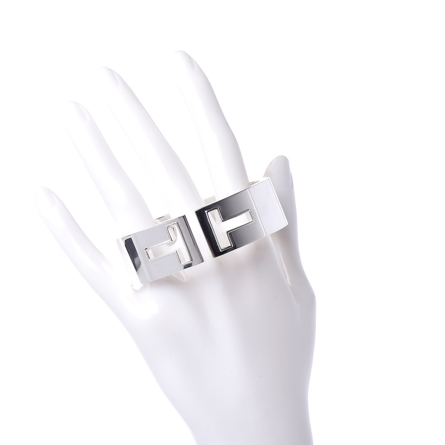 Tiffany Sterling Silver T Cutout Cuff Bracelet 2 of 5
