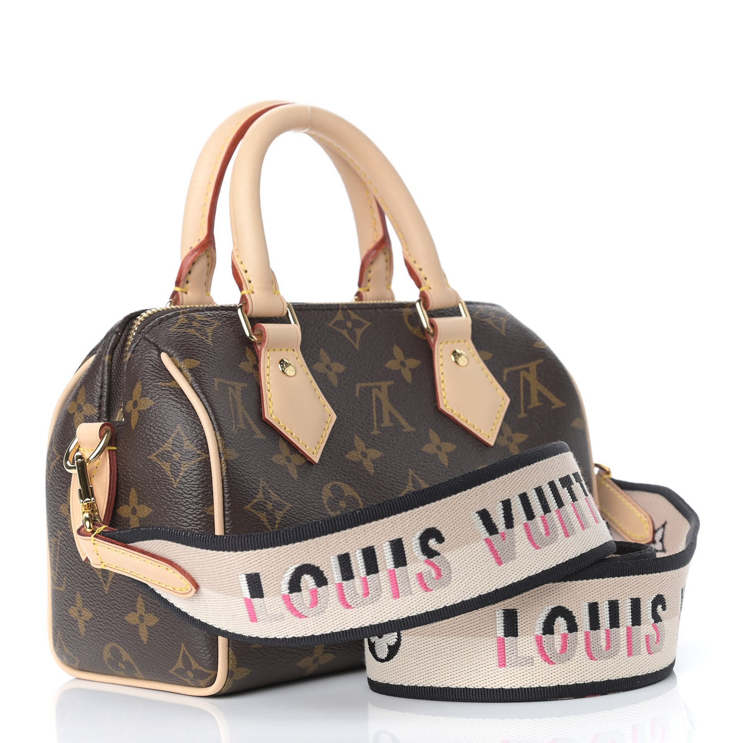 Monogram Speedy Bandouliere 20 Black