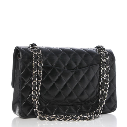 Chanel Lambskin Quilted Medium Double Flap Black 4 of 14
