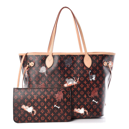 Louis Vuitton Catogram Neverfull MM Marron 1 of 11