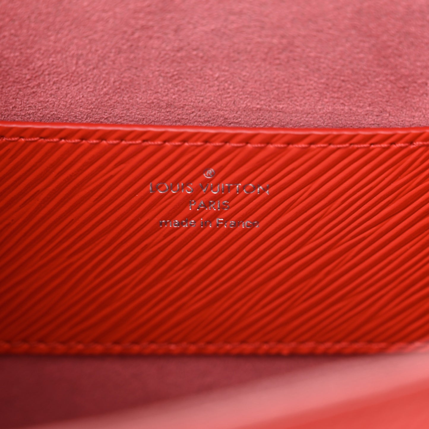 Epi Twist Shoulder Bag MM Coquelicot
