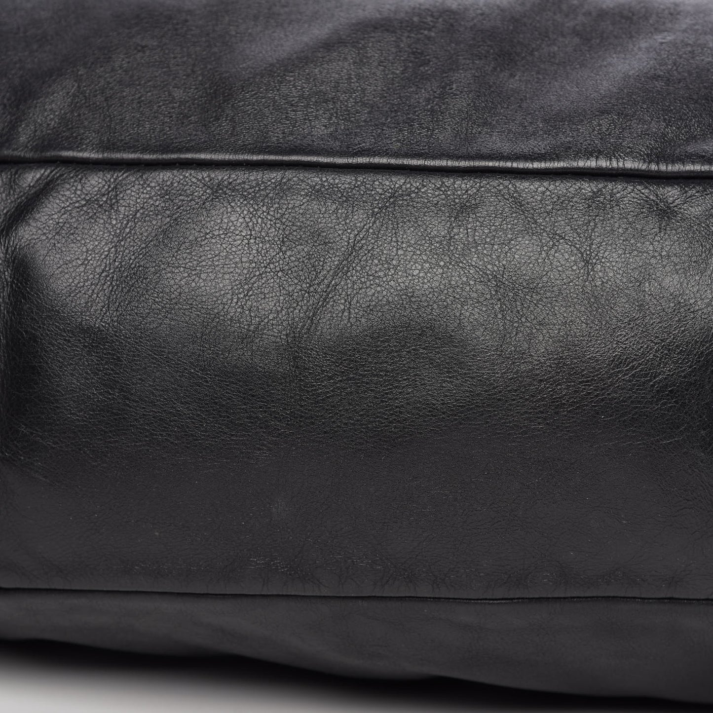 Calfskin Modern Chain Rhodoid Hobo Black