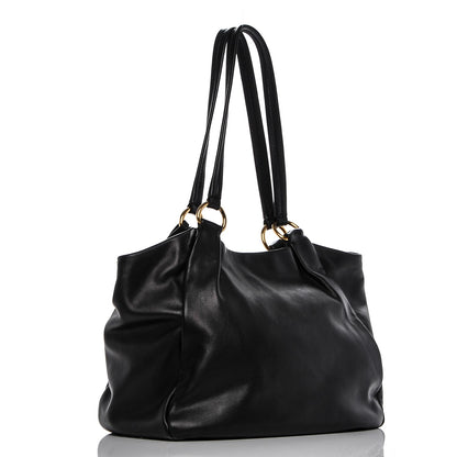 Prada Soft Calf Shoulder Bag Nero Black 3 of 6