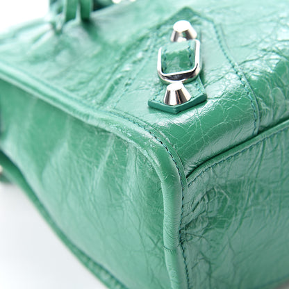 Balenciaga Agneau Classic Silver Hardware S City Magic Green 9 of 15