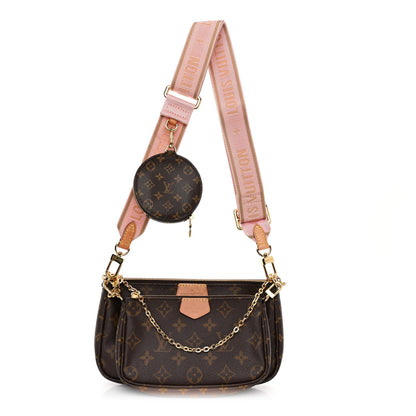 Louis Vuitton LOUIS VUITTON Monogram Multi Pochette Accessories Rose Clair 1 of 10