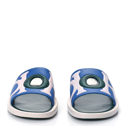 Christian Dior Calfskin Logo Slide Sandals 36 Multicolor 2 of 8