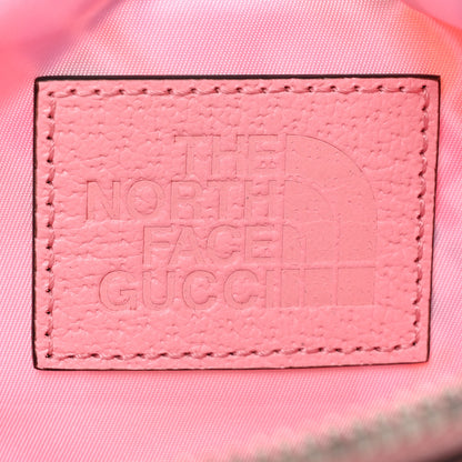 Gucci X THE NORTH FACE Econyl Nylon Arleq Belt Bag Ivory Turquoise Wild Rose 8 of 10